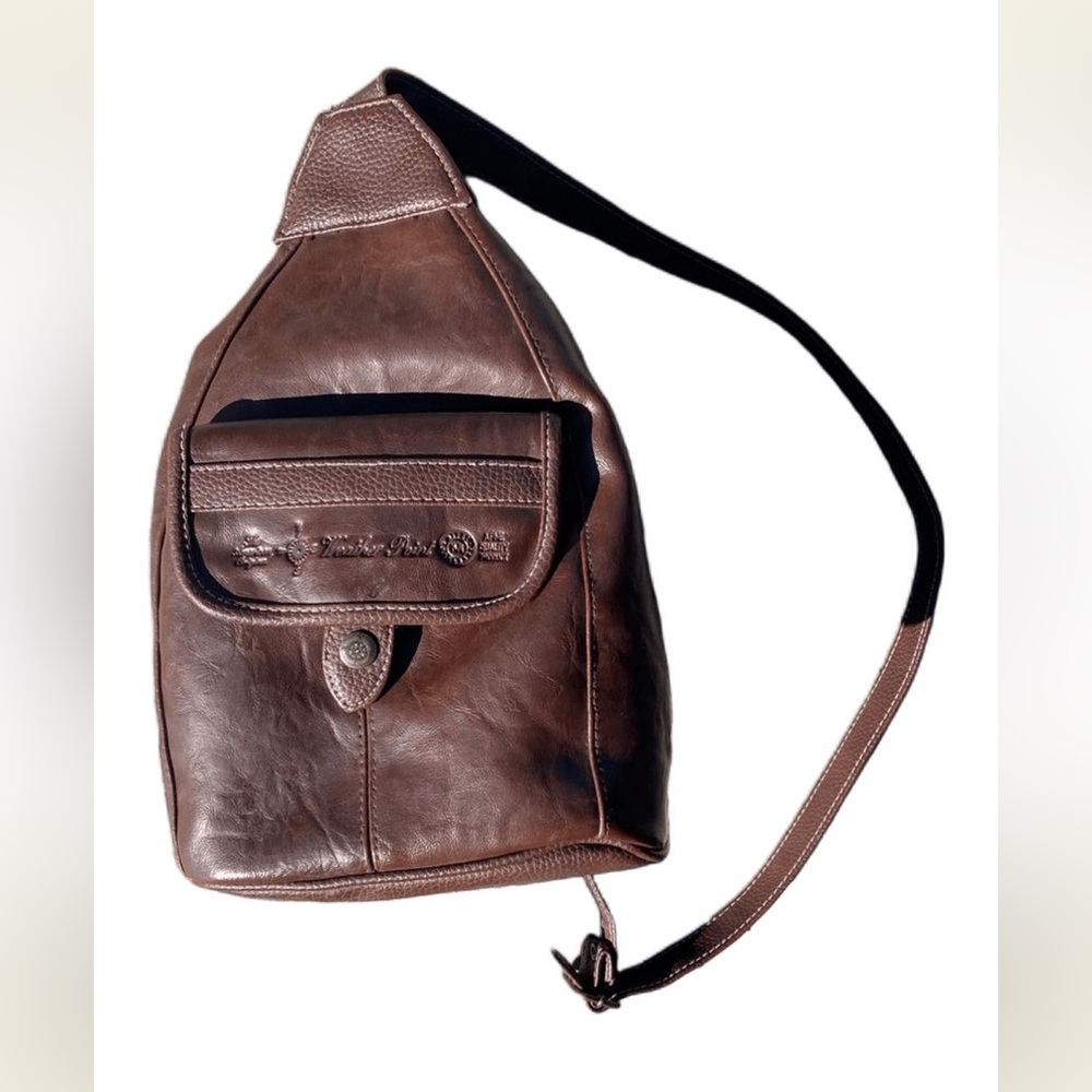 Weather Point Faux Leather Belt Bag Fanny Pack Crossbody with Hidden Zip